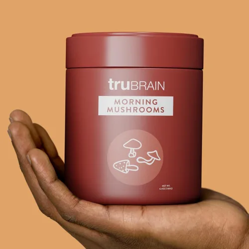 Miniatura 5 de TruBrain Hongos matutinos: alternativa de café con superalimentos y adaptógenos Melena de León, Chaga, Cordyceps y Setas Reishi cultivados