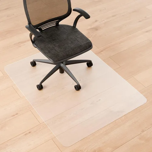 Miniatura 2 de Tapete para silla para suelos duros, 48" x 30", tapete de oficina para sillas con ruedas, tapete de plástico transparente para silla de escritorio