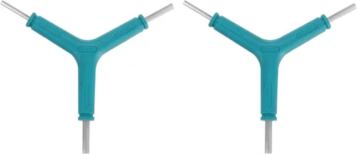 HARFINGTON Juego de 2 llaves hexagonales para bicicleta de 3 vías en forma de Y de 3/4/0.197 in, kit de llaves hexagonales internas tipo Y, todo en