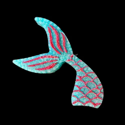 Miniatura 2 de SOBEIT Mermaid's Tail - Molde fresco para automóvil, molde de silicona para freshie, molde de resina epoxi de silicona para hacer aromas de cuentas