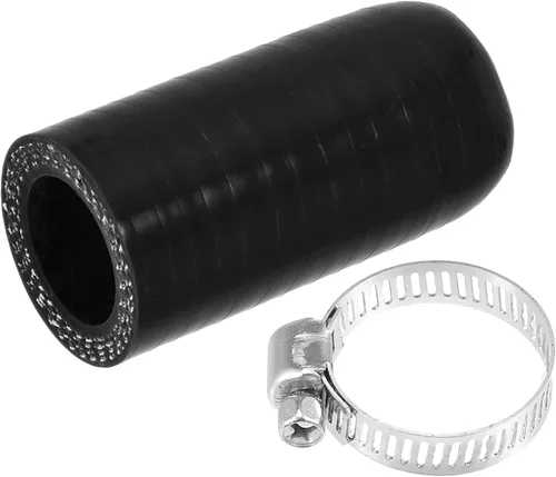 Miniatura 16 de uxcell 1 Unidades 0.236 in ID silicona refrigerante tapa con abrazadera para calentador de refrigerante derivación vacío puerto de agua negro