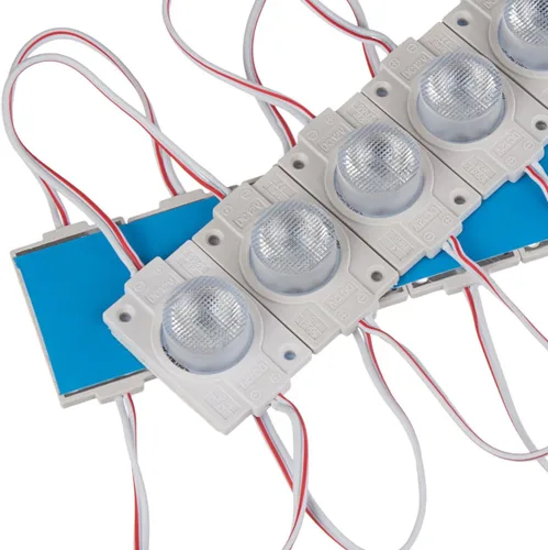 Miniatura 4 de Q QINGCHEN Módulo LED blanco cálido 3000K 12V con lente 2.0W para caja de luz con cinta adhesiva trasera (paquete de 20 unidades)