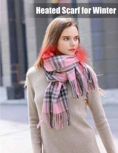 Miniatura 7 de Heated Scarf for Women Include Rechargeable Battery, Winter Electric Neck Scarf for Cold Weather