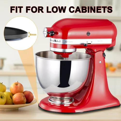 Miniatura 4 de Tapete deslizante para mezclador KitchenAid - Tapete deslizante para mezclador de metal compatible con mezclador de pie KitchenAid de 4.5-5 cuartos