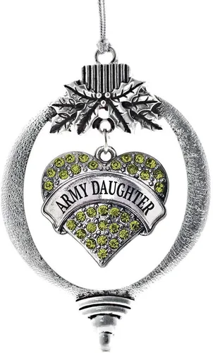 Miniatura 103 de Inspired Silver Adornos festivos de dije de corazón pave de plata con circonitas cúbicas
