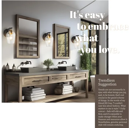 Miniatura 4 de Hamilyeah Juego de 2 apliques de pared dorados, apliques negros con pantalla de vidrio champán transparente, iluminación industrial para baño