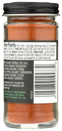 Miniatura 2 de Frontier Organic Seasoning, Berbere, 2.3 onzas