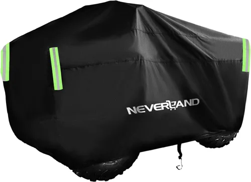 NEVERLAND Funda para ATV Tela Oxford 300D Compatible con Polaris Sportsman Yamaha Grizzly Honda Kawasaki con Correas Reflectantes de Almacenamiento,