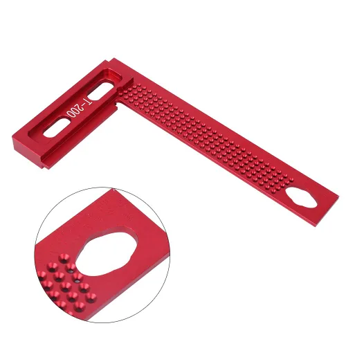 Miniatura 6 de Regla de marcado, accesorio para carpintería, regla de ángulo recto, herramienta de diseño, medidor de escritura cuadrado de carpintero, herramienta