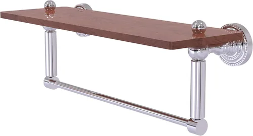 Miniatura 29 de Allied Brass DT-1TB-16-IRW Dottingham Collection - Toallero integrado de madera IPE de 16 pulgadas, color bronce antiguo
