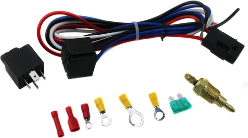 Miniatura 9 de Radiador para Toyota Landcruiser FJ40 FJ45 Gasolina 4.2 3.9L L6 1970-1980, radiador de aluminio de 4 filas + cubierta / ventilador + kit de relé