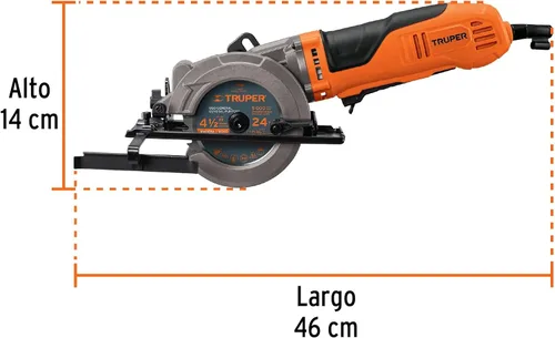 Miniatura 3 de Truper Sierra Circular Compact 4-1/2', 420 W