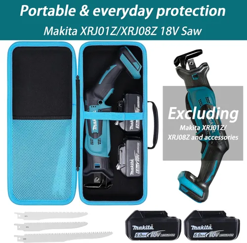Miniatura 4 de Khanka Funda rígida de repuesto para Makita XRJ01Z / XRJ08Z de 18 voltios LXT de iones de litio inalámbrica, sierra recíproca compacta (sólo la caja)
