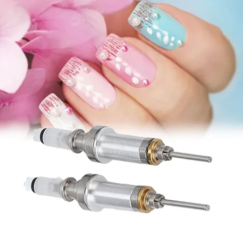 Miniatura 4 de ZJchao Juego de 2 piezas de husillo de taladro de uñas, mango de pulido de uñas, máquina electrónica profesional, repuesto para taladro de uñas, kit
