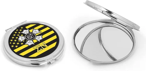 Miniatura 8 de Sigma Nu Fraternity Compact Cosmetic Double Makeup Pocket Round Portable Mirro (Sigma Nu #1)