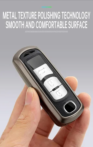Miniatura 7 de ontto 2/3/4 Botones de la Llave del Coche Caso Inteligente Cubierta Llave Ajuste Para Mazda 2 3 5 6 8, Azul