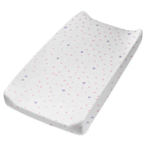 Miniatura 17 de HonestBaby Funda para cambiador de algodón orgánico unisex para bebé y pijamas para niños pequeños, azul claro (algodón terry), paquete de 1 unidad
