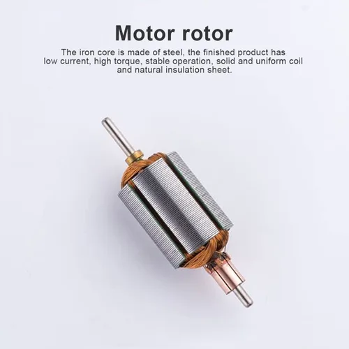 Miniatura 3 de ChgImposs RS385 12 ~ 24V DC Motor 9800 ~ 15000RPM Control remoto Motor eléctrico de juguete Motor secador de pelo Motor con cepillo de carbono