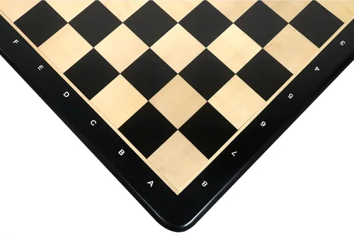 Miniatura 5 de RoyalChessMall - Tablero de ajedrez grande de madera maciza con incrustaciones de 17 pulgadas - Cuadrado de 1.772 in