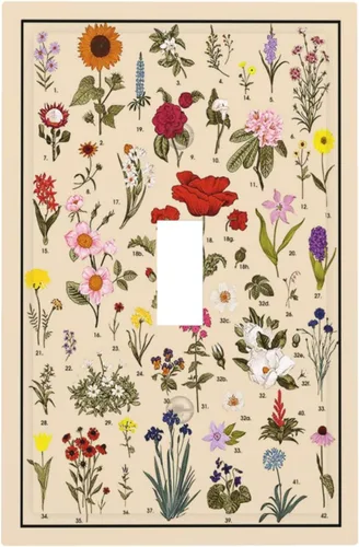 Miniatura 91 de Placa de cubierta de tomacorriente con diseño de mariposa, placas decorativas de pared, 1 gang, cubiertas de enchufes eléctricos, placa frontal Arte