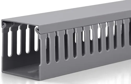 Miniatura 14 de ZhiYo Canaleta de gestión de cables para rack de servidor profesional de A2 pulg. x An2.4 pulg., kit de canaleta de cables de 95 pulg.