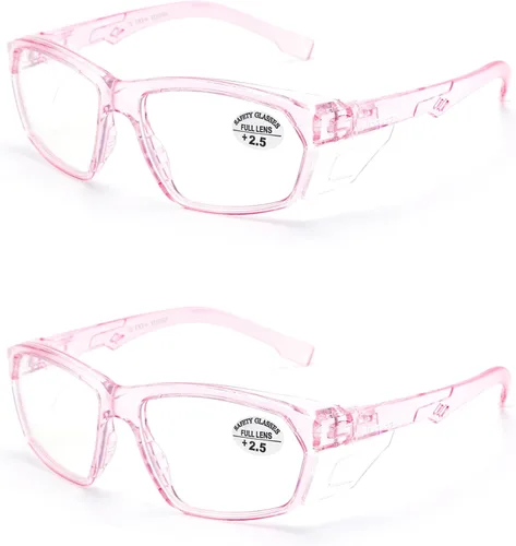 Miniatura 91 de ProtectX Elegantes gafas de seguridad antivaho y resistentes a los arañazos, gafas de protección UV, lentes de bloqueo de luz azul para hombres