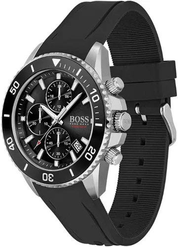 Miniatura 2 de BOSS Center Court Reloj cronógrafo de acero inoxidable para hombre, resistente al agua