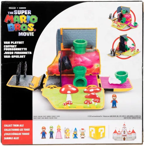 Miniatura 8 de LA PELÍCULA DE LOS SUPER MARIO BROS. – Set de Juego de Furgoneta con Figura Mini de Mario de 1.25