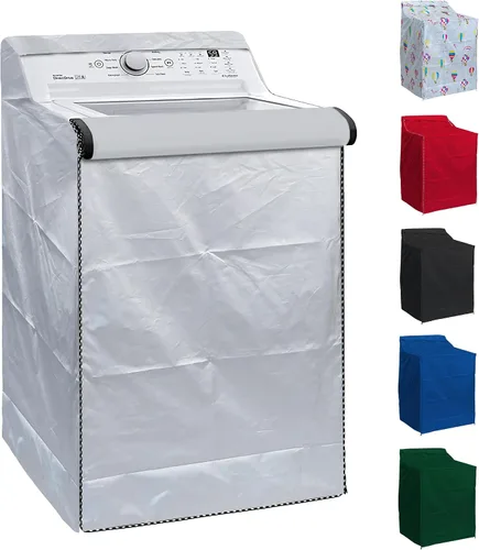 Miniatura 10 de BlueStars 2 PCS Fundas para Lavadora de Carga Superior - Protección Exterior Premium para la Mayoría de Fundas de Lavadora y Secadora - A29" x P28