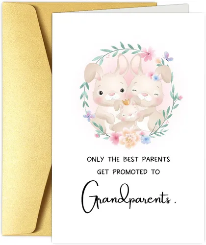 Miniatura 12 de Obbyidk Divertida tarjeta de felicitación de baby shower para nuevos padres, regalo de anuncio de embarazo para familiares y amigos, divertida