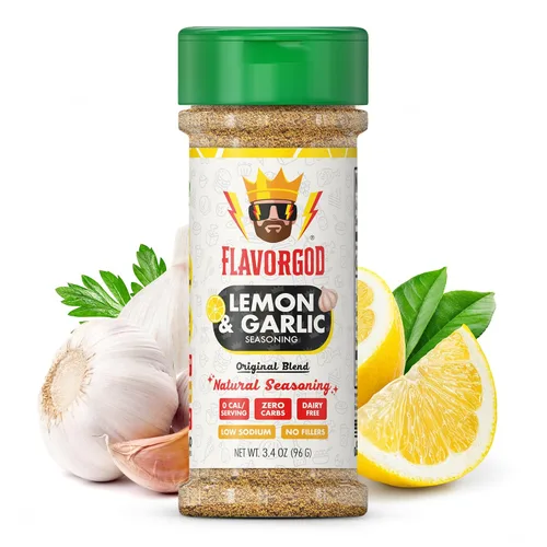 Miniatura 46 de Mezcla de Condimentos con Sabor a Queso de FlavorGod - Mezcla de Especias Premium Totalmente Natural y Saludable para Pollo, Verduras, Ensalada
