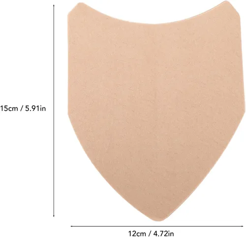 Miniatura 6 de Agatige 20 parches antifricción en los muslos, color de la piel en forma de V, protectores elásticos de rozaduras en los muslos, almohadillas