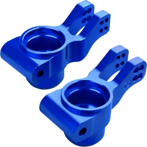 Miniatura 3 de Bujes traseros de aluminio dirección nudillos para Arrma 1/8 Kraton/Outcast/Notorious 6S BLX actualiza piezas, reemplazar AR330404 (azul marino)