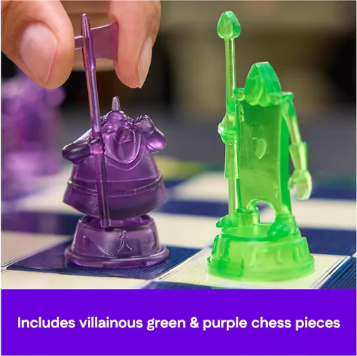 Miniatura 4 de Spin Master Games, Juego de ajedrez de villanos de Disney para adultos y niños, juega como personajes clásicos de Disney, Úrsula, Jafar, Hades