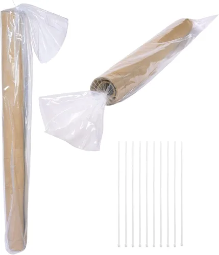 Bolsas de almacenamiento grandes para alfombras, bolsas grandes de plástico transparente con bridas de nailon para interiores y exteriores, mudanzas