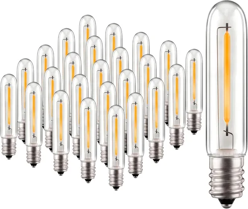 Miniatura 17 de Bombillas de Repuesto LED Edison ST40, 10 Bombillas de Luz Transparentes de 0.6 Vatios, Bombillas LED para Cadena de Luces, Bombillas de Repuesto