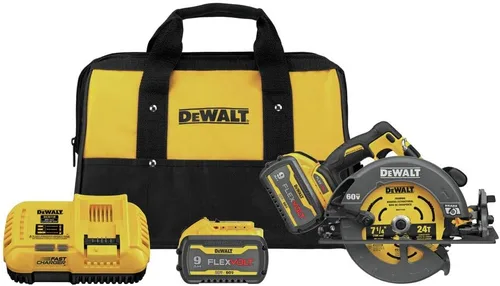 DEWALT FLEXVOLT 60V MAX* Sierra circular con kit de freno, 7-1/4 pulgadas (DCS578X2)