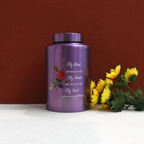Miniatura 7 de Urnas grandes de hasta 200 libras para adultos, urna de cremación humana, urna decorativa para cenizas humanas con urna de rosa con bolsa