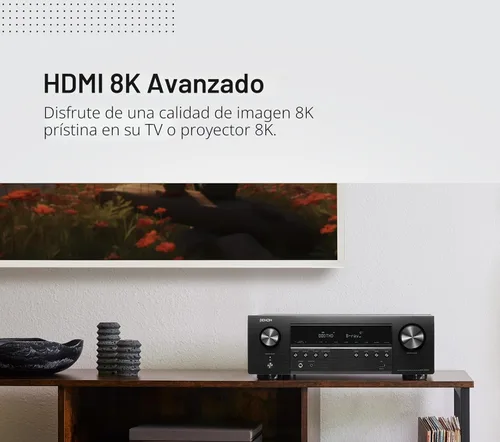 Miniatura 3 de Denon AVR-S670H Receptor de Teatro en Casa de 5.2 Canales, Receptor HDMI 8K UHD (75W x 5), Transmisión a Través de HEOS Integrado, Bluetooth