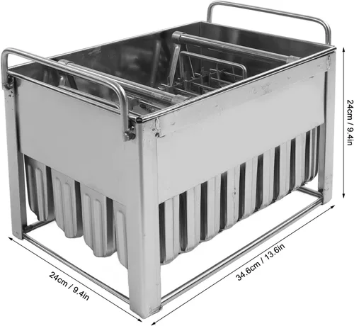 Miniatura 6 de Máquina de moldes de paletas de acero inoxidable 304, moldes de paletas de hielo, moldes para hacer helados, soporte de palo de acero inoxidable 304