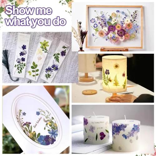 Miniatura 3 de Suziko Kit de prensa de flores grandes de 10.8 x 6.9 pulgadas para adultos, kit de preservación de flores y plantas, artes y manualidades