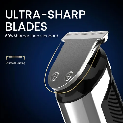 Miniatura 3 de Ufree Kit de recortadora de barba 3 en 1, maquinilla de afeitar eléctrica para bigote, cuerpo y nariz, pelo facial, recortadora de pelo profesional