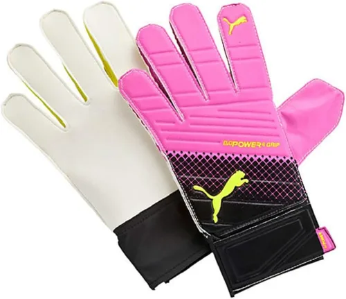 Miniatura 2 de PUMA Evopower Grip 4.3 Tricks Portero Rosa Glo/Guantes de Seguridad Amarillo/Negro