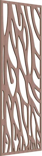 Miniatura 47 de 9 3/8"W x 24 3/8"H x 1/4"T Bristol Decorativos Paneles de Pared de Madera Calado, Cereza