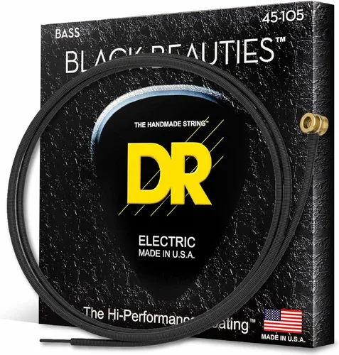 Miniatura 10 de DR Black Beauties Bajo 5 Cuerdas 45-130 (BKB5-130)