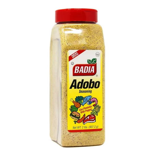 Badia Adobo Mezcla de condimentos multiusos latinos, 2 libras – Ahumado, picante y sabroso para carnes, pollo, mariscos y verduras