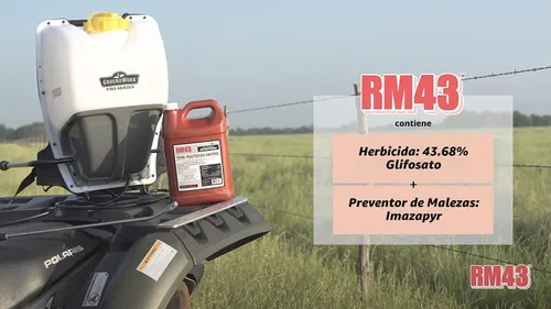 Miniatura 2 de RM43 43-percent glifosato más hierba antirretorno para control total de la vegetación