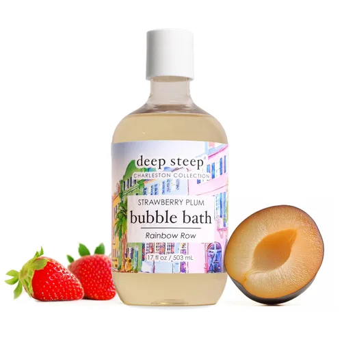 Miniatura 24 de Deep Steep baño de burbujas, lavanda y manzanilla 17 oz – Reducción de alergias clínicamente probada, baño relajante con manteca de karité y aceite