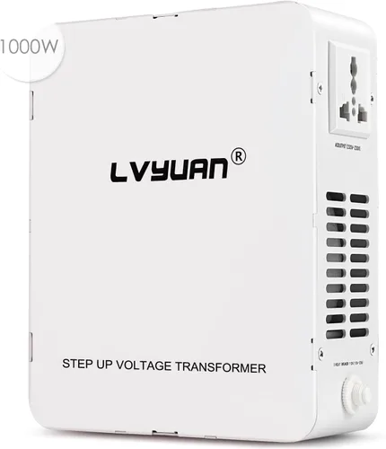 Miniatura 8 de LVYUAN Convertidor de voltaje de transformador elevador de 800 W de 110/120 V a 220/240 V con protección de disyuntor que se adapta perfectamente a