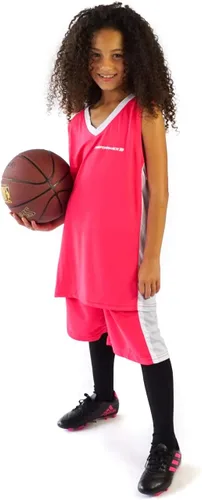 Miniatura 2 de Conjunto de camisetas de baloncesto prémium para niños, camisetas deportivas y pantalones cortos deportivos para jóvenes y niños de 6 a 12 años